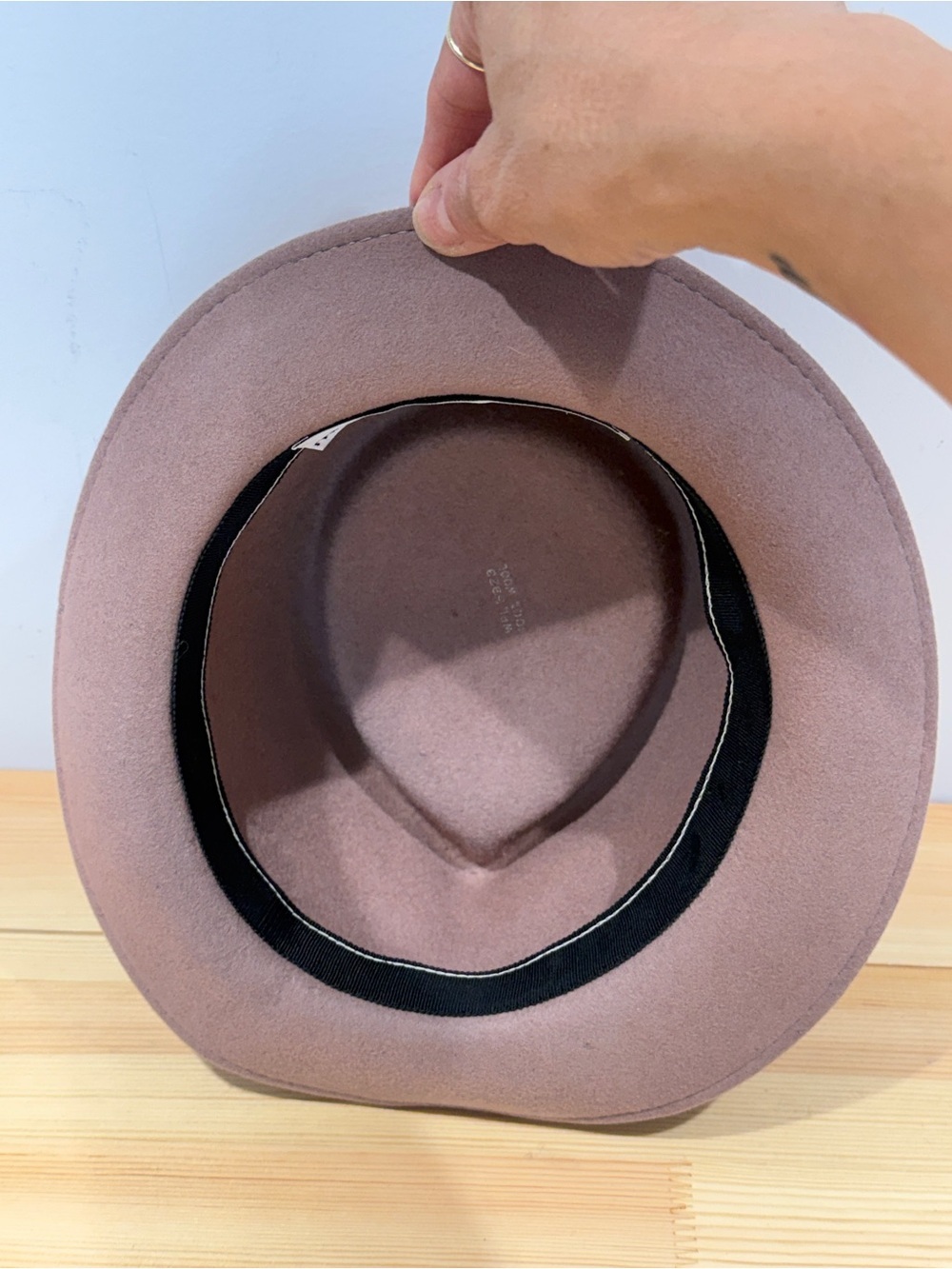 Vintage Jean-Charles Brosseau Paris Wool Fedora – Taupe/Brown - Picture 10 of 14